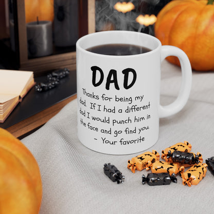 To My Dad | Ceramic Mug, (11oz, 15oz)