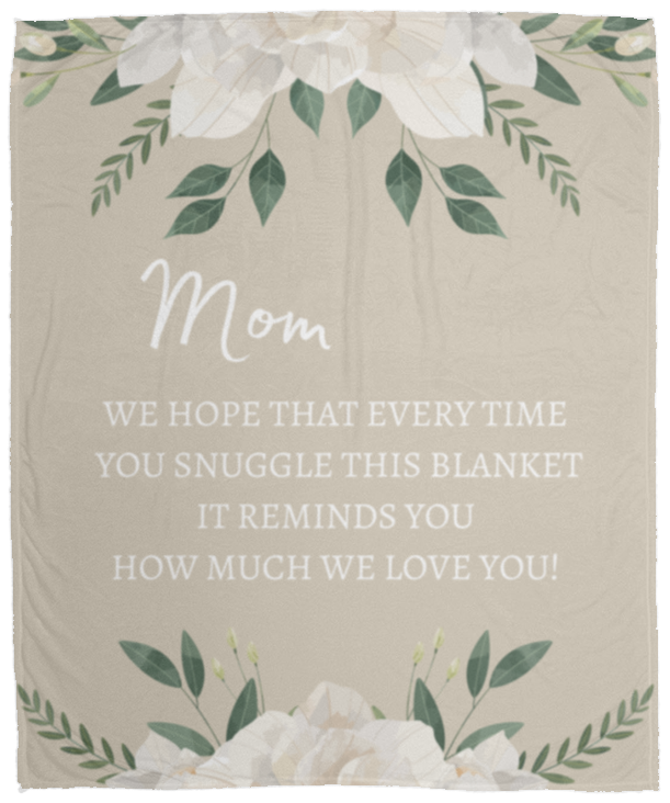 MOM FLOWER BLANKET