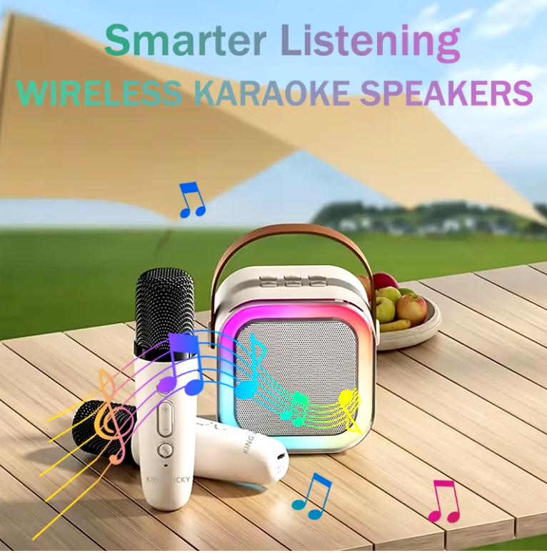 KidzTunes™ Portable Karaoke Bluetooth Speaker & Wireless Microphone