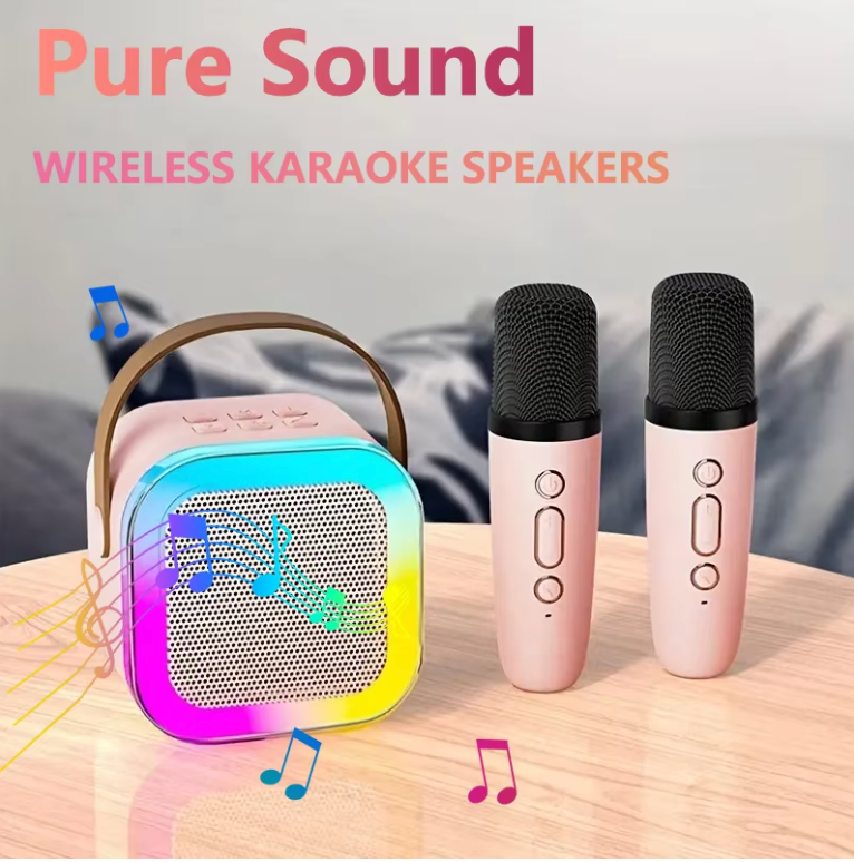 KidzTunes™ Portable Karaoke Bluetooth Speaker & Wireless Microphone