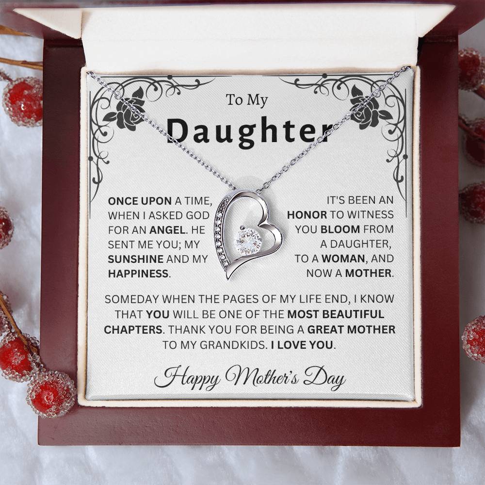 Happy Mother's Day Daughter | Forever Love Necklace