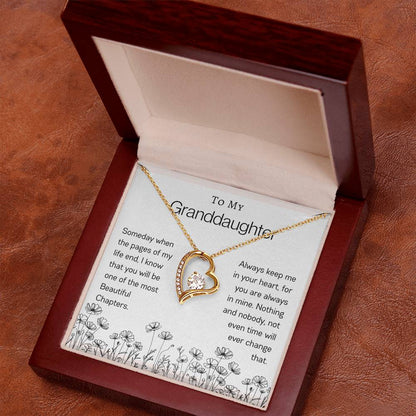 To My Granddaughter | Flower Forever Love Necklace