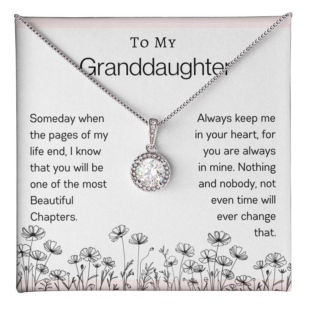 To My Granddaughter | Flower Eternal Hope Necklace