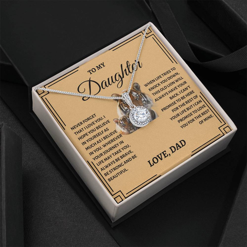 To my Daughter | Tiger Eternal Hope Necklace