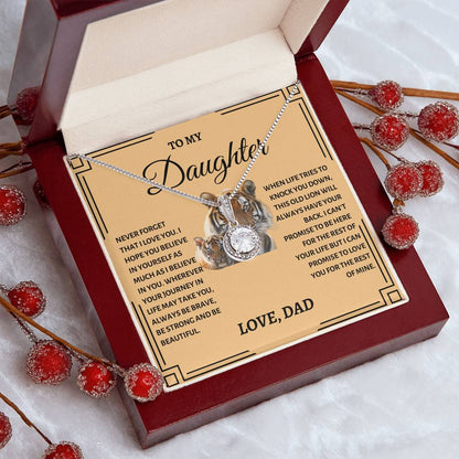 To my Daughter | Tiger Eternal Hope Necklace