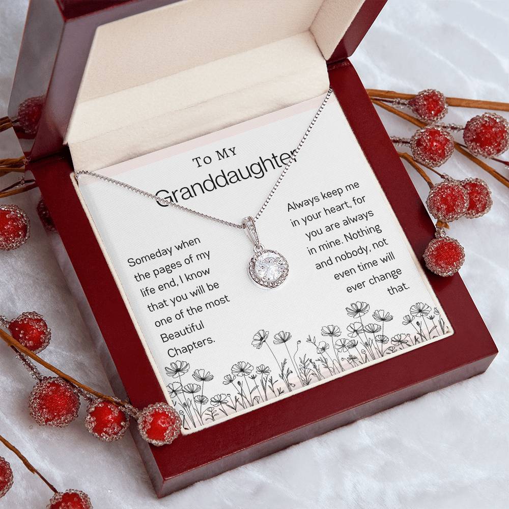 To My Granddaughter | Flower Eternal Hope Necklace