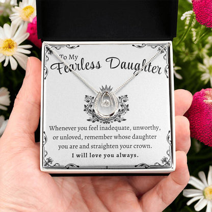 To My Fearless Daughter | Lucky In Love Necklace