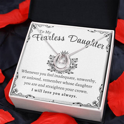 To My Fearless Daughter | Lucky In Love Necklace