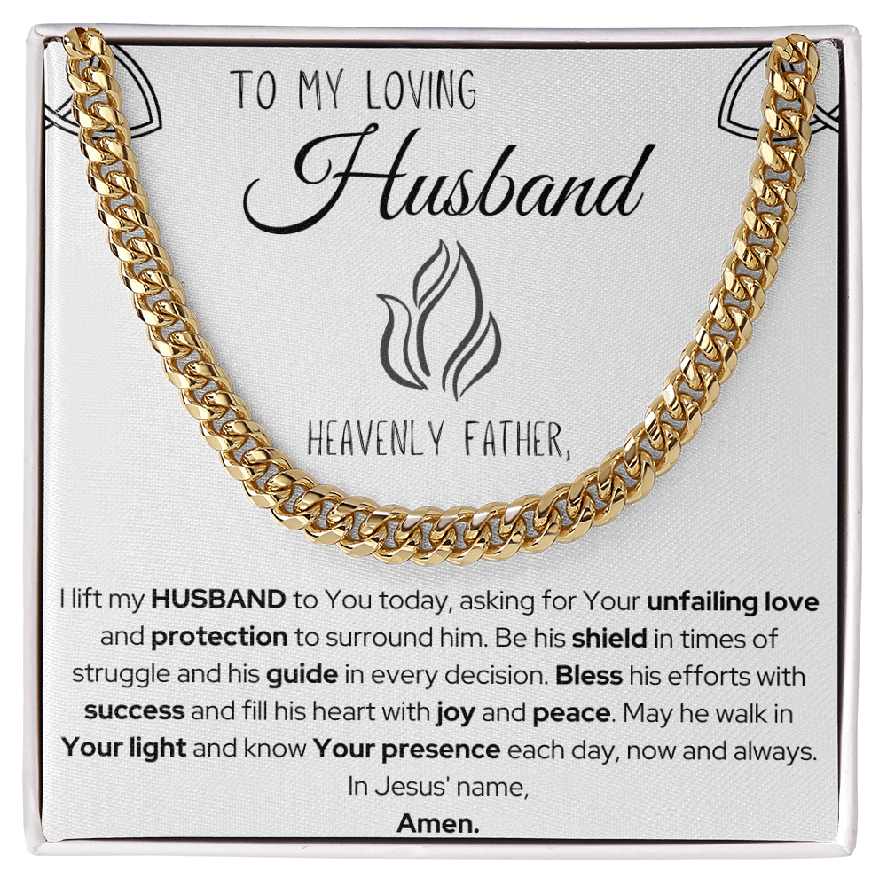 02 Husband Prayer | Cuban Link Chain