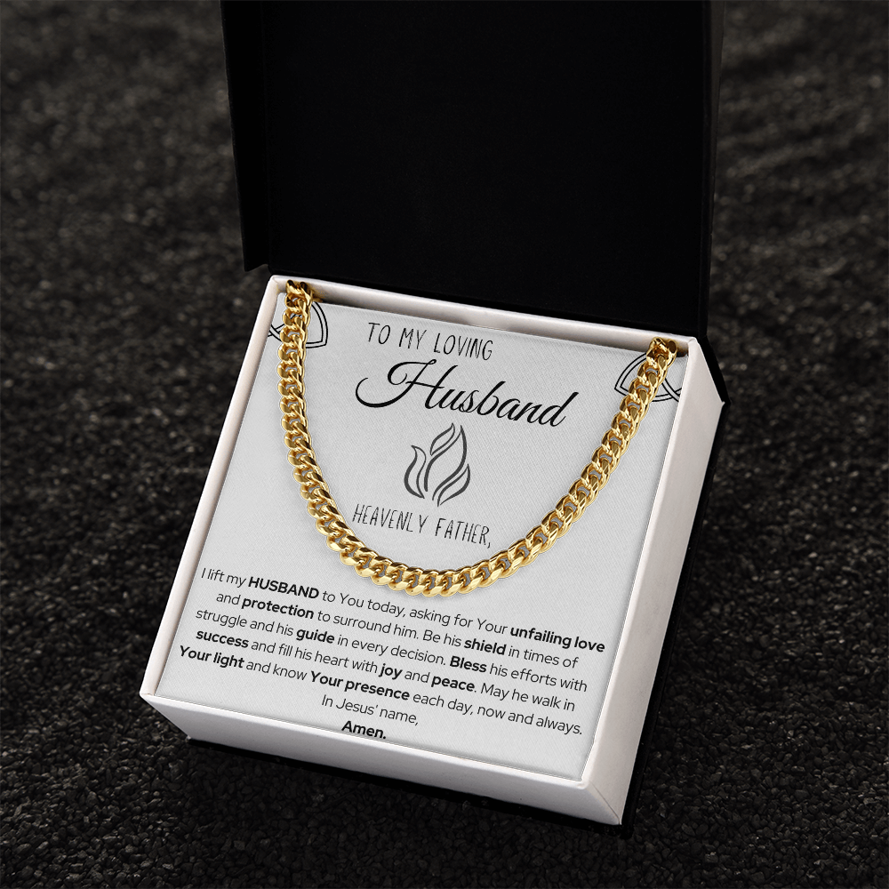 02 Husband Prayer | Cuban Link Chain