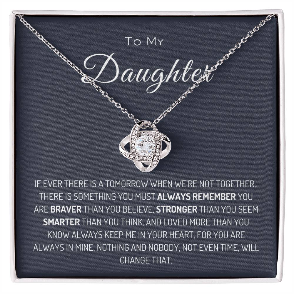 To My Daughter | Love Knot Necklace