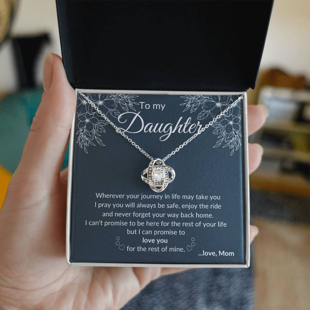 To My Daughter | Journey Love Knot Necklace