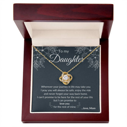 To My Daughter | Journey Love Knot Necklace