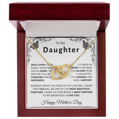 Happy Mother's Day Daughter | Interlocking Hearts Necklace