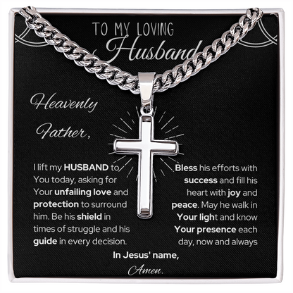 01 Husband Prayer | Cross Necklace