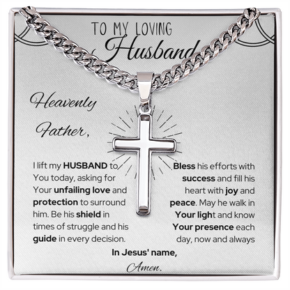 02 Husband Prayer | Cross Necklace