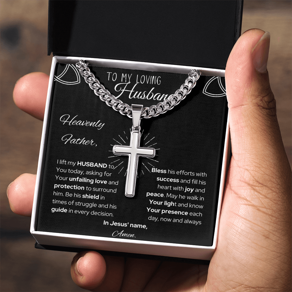 01 Husband Prayer | Cross Necklace