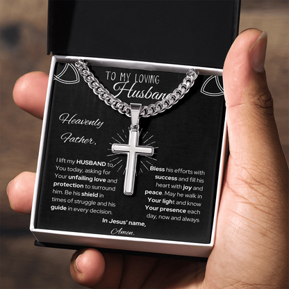 01 Husband Prayer | Cross Necklace