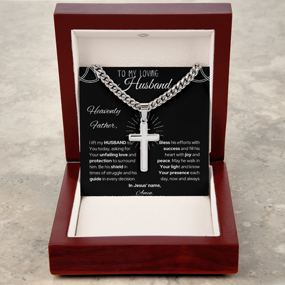 01 Husband Prayer | Cross Necklace