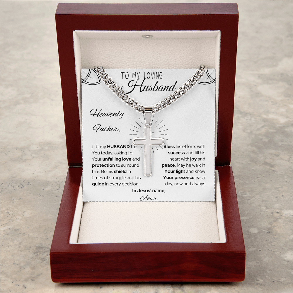 02 Husband Prayer | Cross Necklace