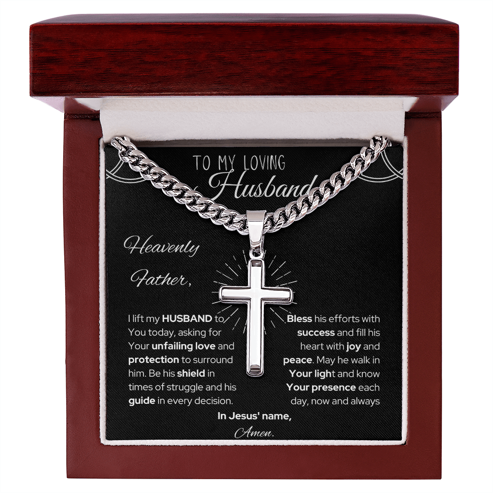 01 Husband Prayer | Cross Necklace