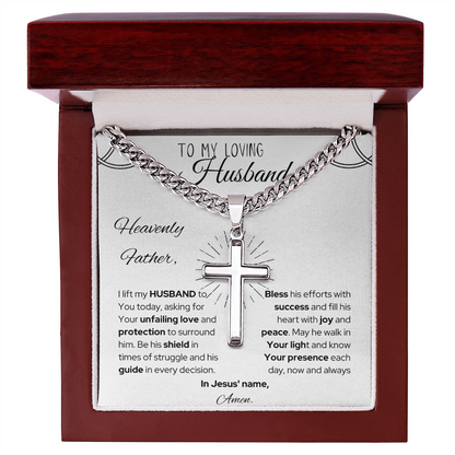 02 Husband Prayer | Cross Necklace