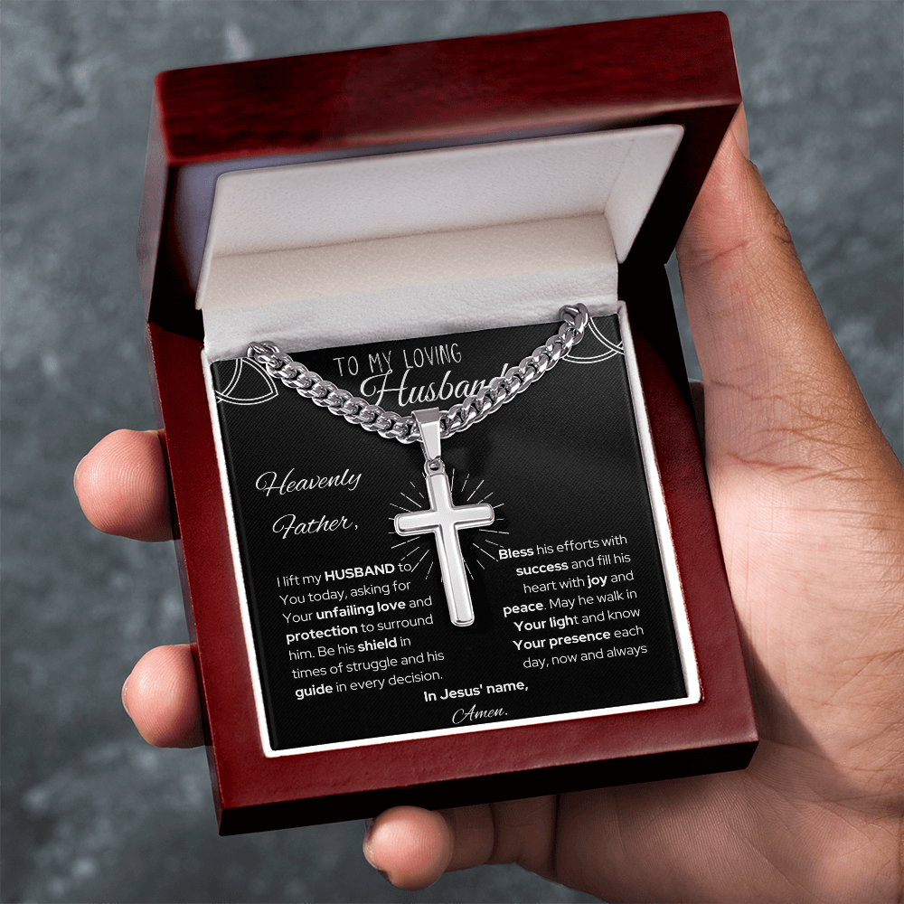 01 Husband Prayer | Cross Necklace