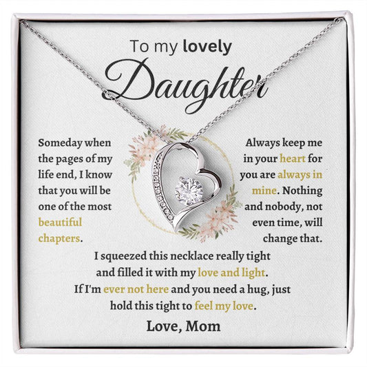 To My Lovely Daughter | Forever Love Necklace