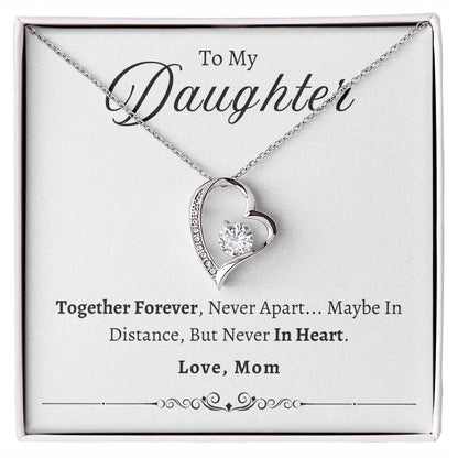 To My Daughter Together Forever | Forever Love Necklace