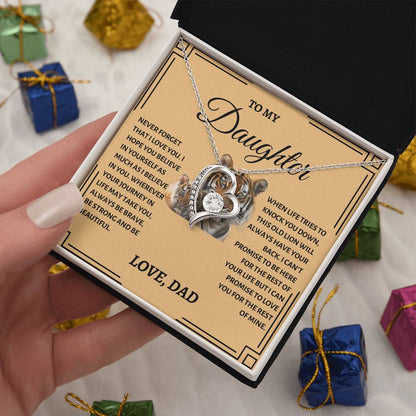 To My Daughter | Tiger Forever Love Necklace