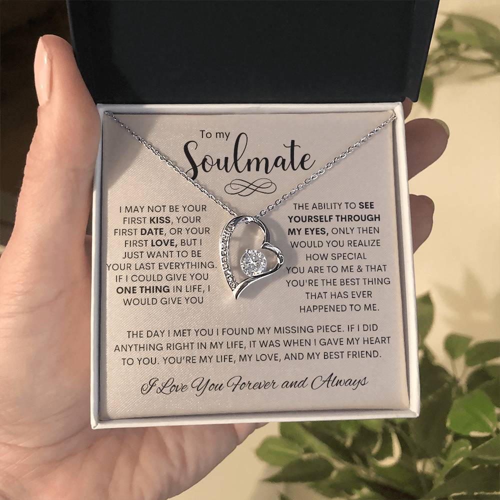 To My Soulmate | Forever Love Necklace