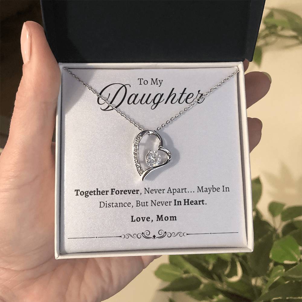 To My Daughter Together Forever | Forever Love Necklace