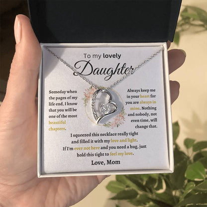 To My Lovely Daughter | Forever Love Necklace