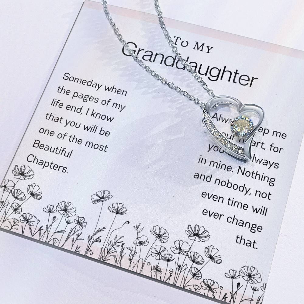 To My Granddaughter | Flower Forever Love Necklace