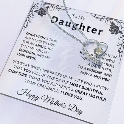 Happy Mother's Day Daughter | Forever Love Necklace