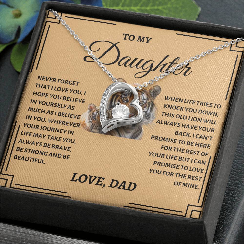 To My Daughter | Tiger Forever Love Necklace