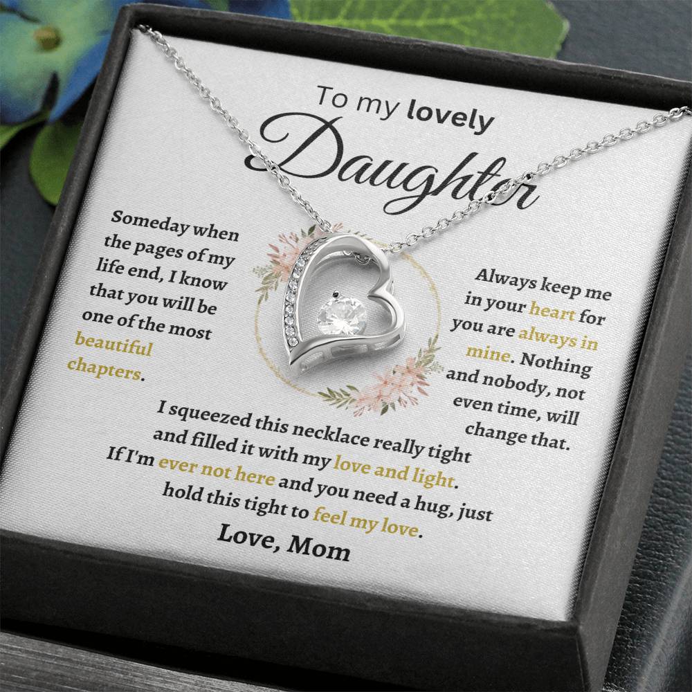 To My Lovely Daughter | Forever Love Necklace