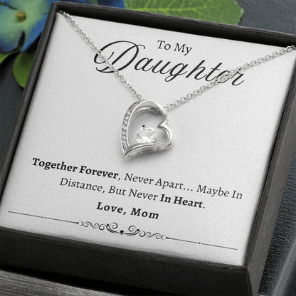 To My Daughter Together Forever | Forever Love Necklace