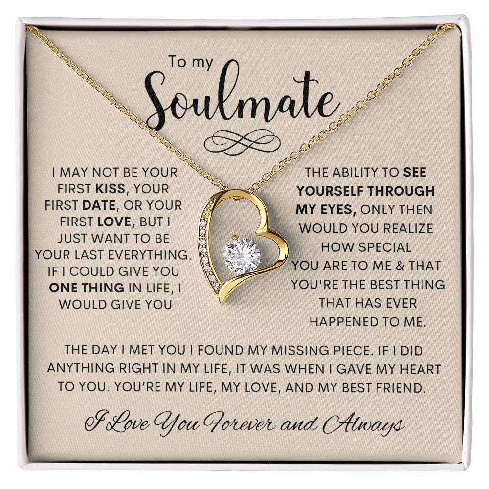 To My Soulmate | Forever Love Necklace