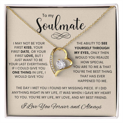 To My Soulmate | Forever Love Necklace