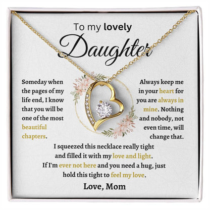 To My Lovely Daughter | Forever Love Necklace