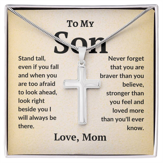 To My Son | Cross Necklace