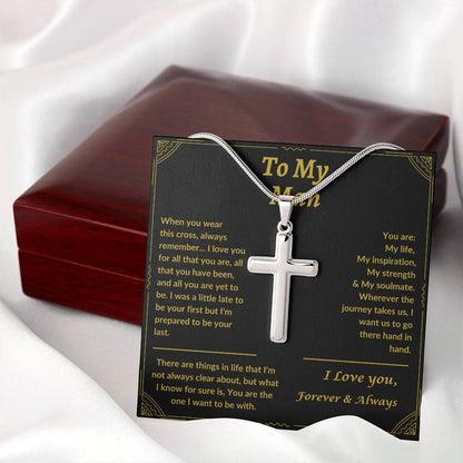 To My Man | Cross Necklace