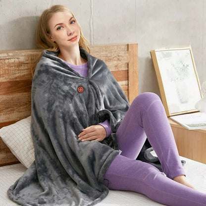 WarmHaven™ Heated USB Blanket Shawl