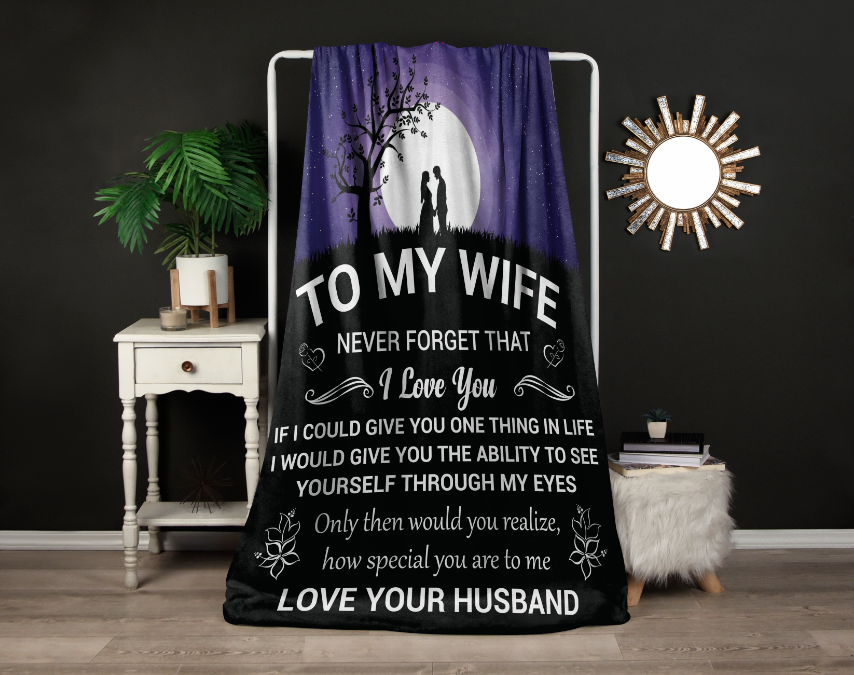 To My Wife | FLM Arctic Fleece Blanket 50x60